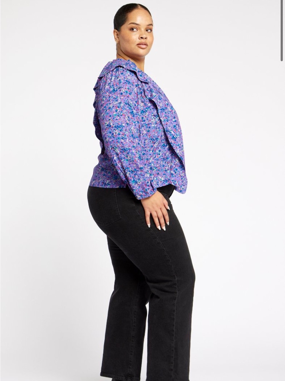 Joie Raquel B Long Sleeve Top Plus Size - Picture 3 of 10